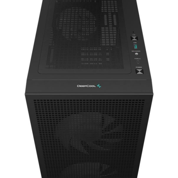DeepCool CH360 DIGITAL mATX Kuciste,Dual Status Display, 2xLED 140mm +1x120mm, Staklena strana,USB-C - EP3223491