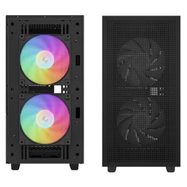 DeepCool CH360 DIGITAL mATX Kuciste,Dual Status Display, 2xLED 140mm +1x120mm, Staklena strana,USB-C - EP3223491