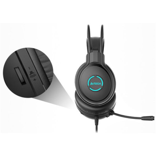 A4-FH300U A4Tech Fstyler gejmerske slusalice sa mikrofonom, 50mm/16ohm, USB - EP3243844
