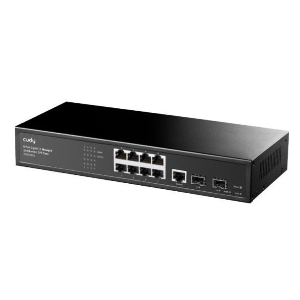 Cudy GS2008S2 8-Port 8-GbE 2-SFP L2 Managed Gigabit Switch - EP3227563