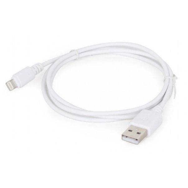 CC-USB2-AMLM-W-1M Gembird USB 2.0 A-plug to 8-pin usb Apple iphone cable 1M White - EP3227569