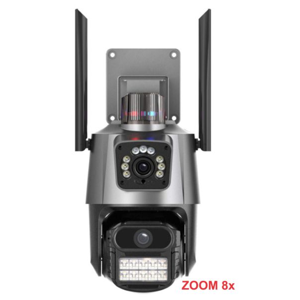 CAM-IP6MP-EP11-8X ZOOM GMB kamera 6 mpix microSD iCSee xmeye pro app Two-way voice PTZ ip66,2x3.6mm - EP3227686