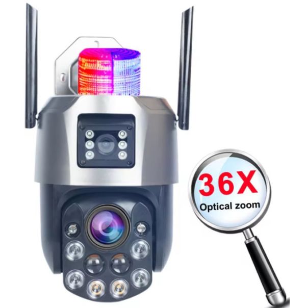 CAM-IP6MP-EP5-36X *ZOOM GMB kamera  6mpix microSD iCSee xmeye pro app Two-way PTZ ip66,2x3.6mm - EP3227692