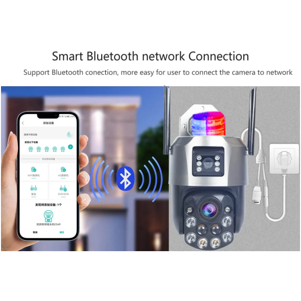 CAM-IP6MP-EP5-36X *ZOOM GMB kamera  6mpix microSD iCSee xmeye pro app Two-way PTZ ip66,2x3.6mm - EP3227692