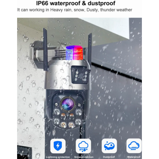 CAM-IP6MP-EP5-12X ZOOM GMB kamera  6 mpix microSD iCSee xmeye pro Two-way PTZ ip66,2x3.6mm - EP3224943