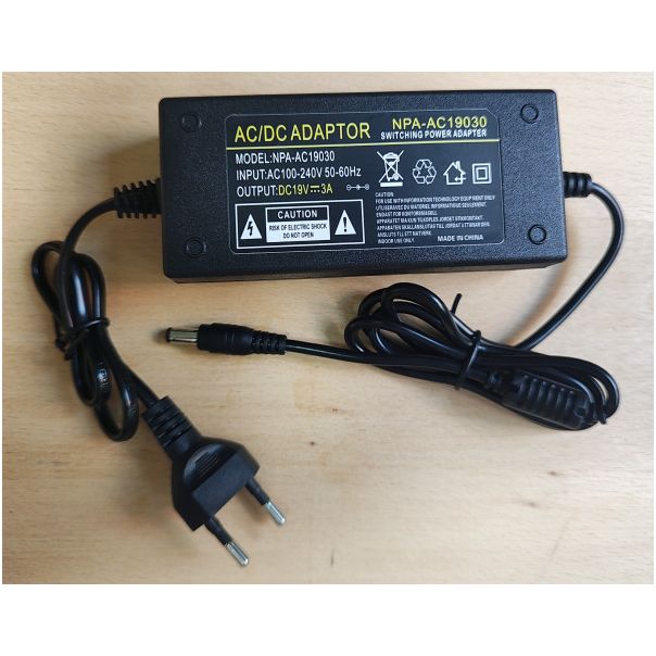 NPA-AC19030 Gembird 19V/3A 57W, Coper punjac sa uzemljenjem, konektor 5.5x2.5/2.1mm - EP3224985