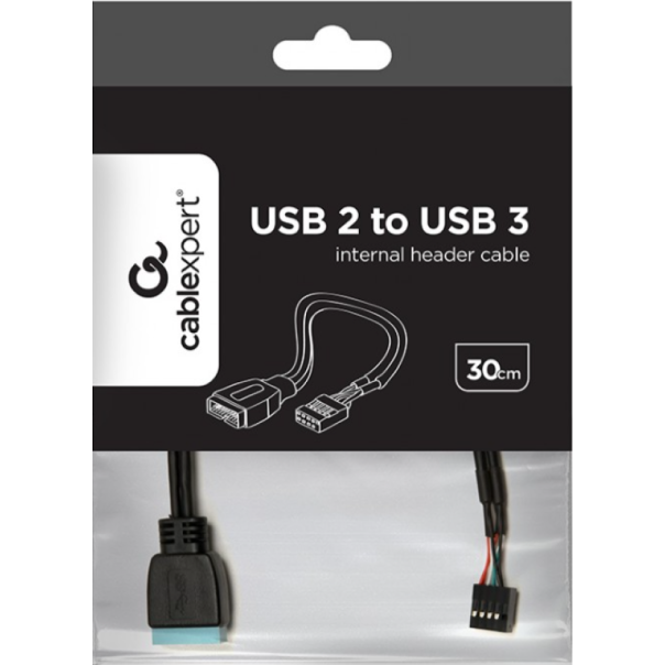CC-U3U2-01 Gembird USB 2 to USB 3 interni kabl 9-pinski USB 2.0 na 19-pinski - EP3274170