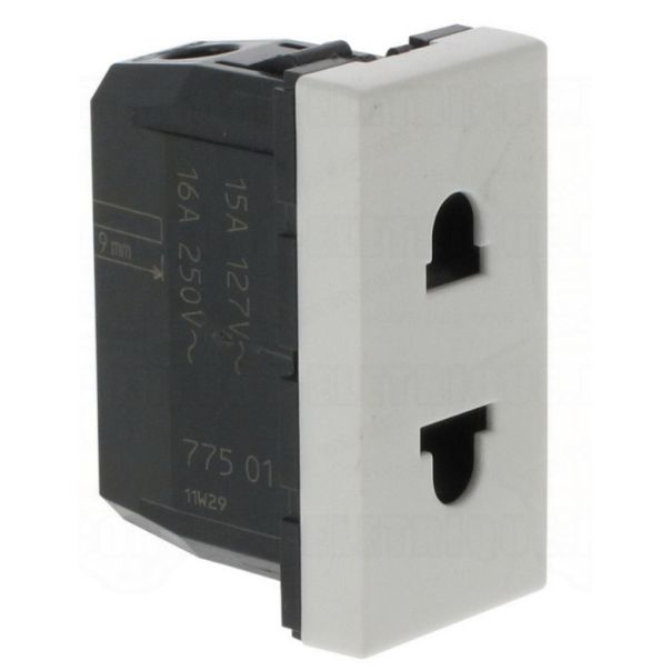 Legrand Uticnica 2P EURO/US bela Mosaic 077501 - EP3231240