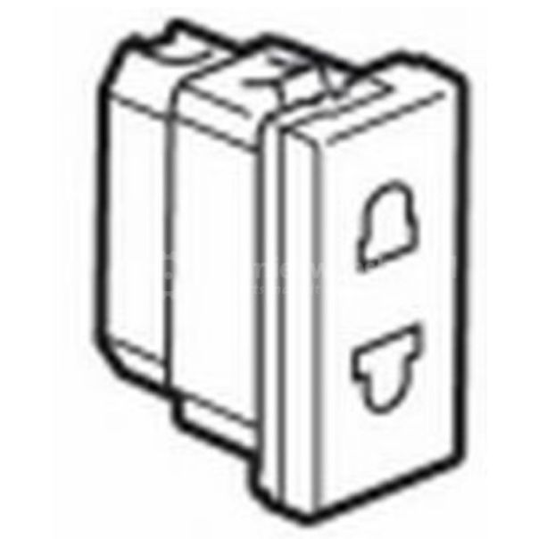 Legrand Uticnica 2P EURO/US bela Mosaic 077501 - EP3231240