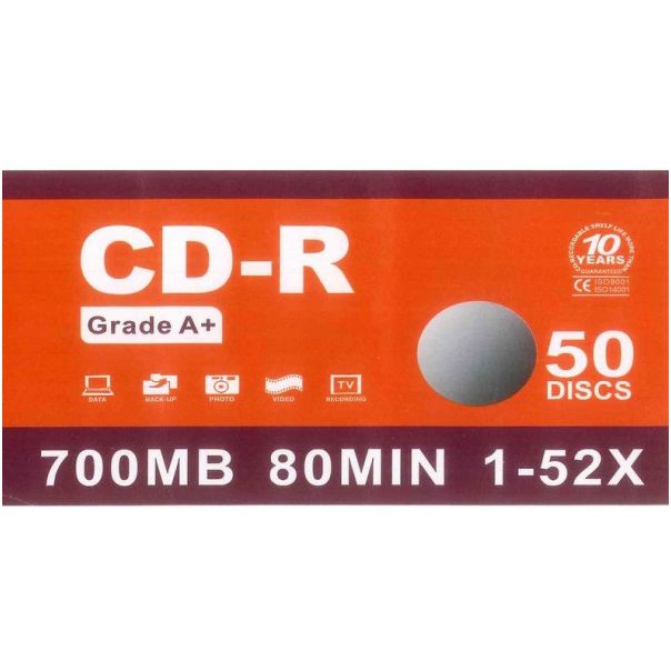 CD-R RONC 700MB 50x 1/50 kom ROCDR70050 - EP3246357