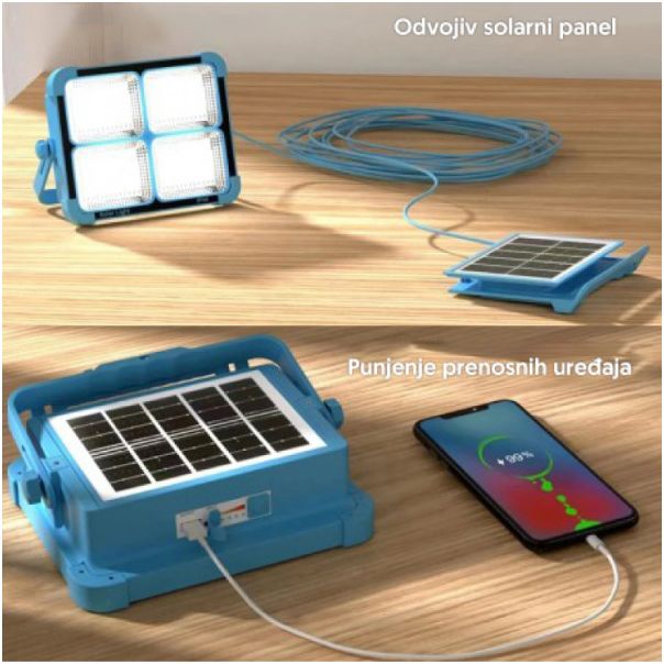Solarna serviserska LED lampa 288xSMD LED 5600mAh YW13501-3341 - EP3231246