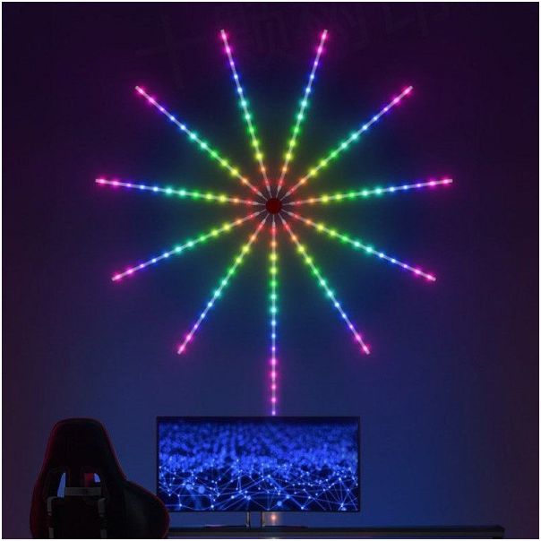 RGB LED vatromet * 10x0.3m+1x1m, 94 LED, DC LVT-30/94 - EP3225418