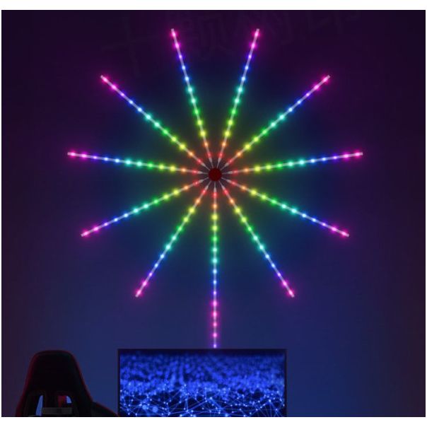 RGB LED vatromet, 10x0.5m+1x1.5m, 156 LED, DC LVT-50/156 - EP3224113
