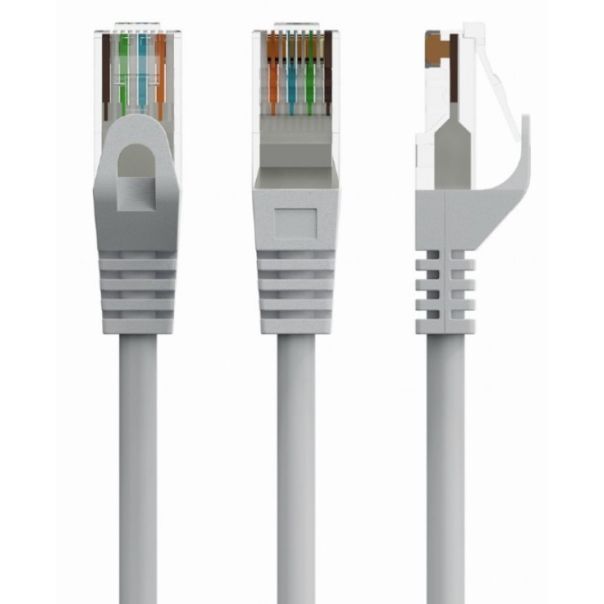 PP6U-CU-0.25M Gembird Mrezni kabl, CAT6 BAKARNI UTP Patch cord 0.25m grey - EP3225502