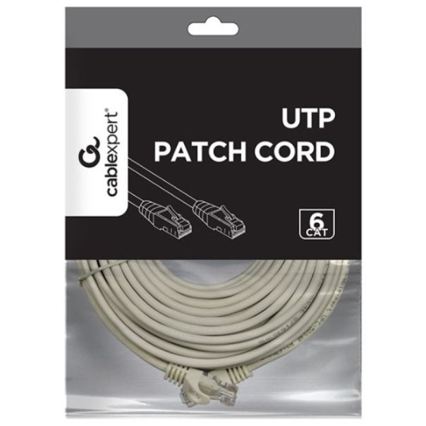 PP6U-CU-20M Gembird Mrezni kabl, CAT6 BAKARNI UTP Patch cord 20m grey - EP3225514