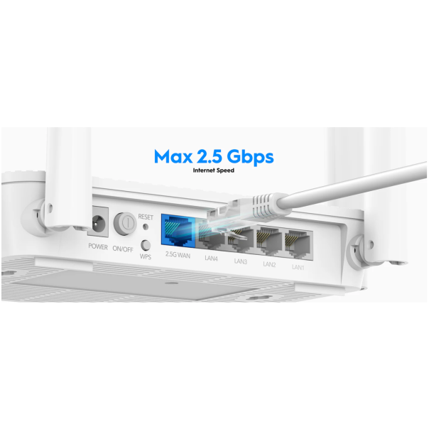 Cudy WR3000H AX3000 2.5G Mesh Wi-Fi 6 Router, 2.4/5Ghz, pokriva 130m2 - EP3227926
