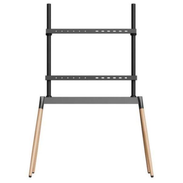 TVS-86F-01-BK Gembird Podno postolje za TV, 55-86inc, crno/drvo - EP3274173