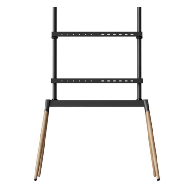TVS-86F-01-BK Gembird Podno postolje za TV, 55-86inc, crno/drvo - EP3274173