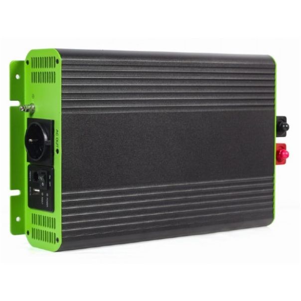 EG-PWC-PS2000-01 Gembird 12V Cist sinusni inverter DC/AC 2000W + USB port, 4,65KG - EP3227965