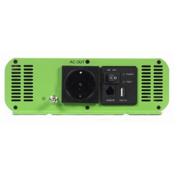 EG-PWC-PS2000-01 Gembird 12V Cist sinusni inverter DC/AC 2000W + USB port, 4,65KG - EP3227965
