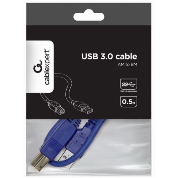 CCP-USB3-AMBM-0.5M Gembird USB 3.0 A-plug B-plug 0.5m cable - EP3227977