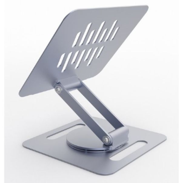 NBS-DR1-01 Gembird Rotirajuce postolje za laptop 15,6, max.10kg, spacegrey - EP3230674