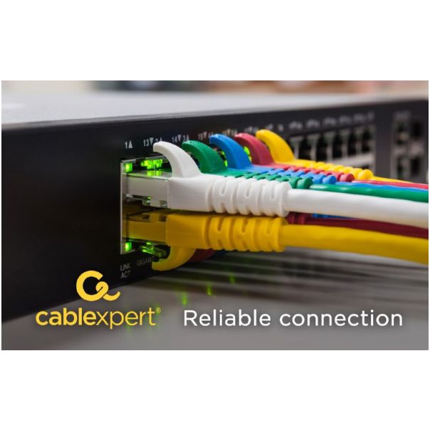 PP6A-LSZHCU-0.25M Gembird Mrezni kabl, SFTP CAT.6A BAKARNI LSZH Patch cord 0.25m Grey - EP3228157