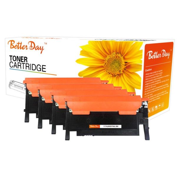 Toner BetterDay W2071A, 117A, 150/178/179 HP Cyan  zam. kaseta za HP 0.7k - EP3243312