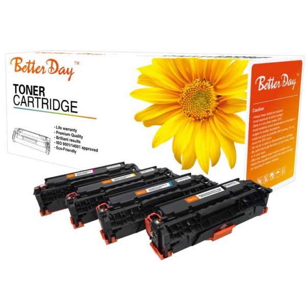 Toner BetterDay * CC532A, CE412A, CF382A (304A, 305A, 312A) zam. kaseta za HP Yellow 2.8k - EP3244133