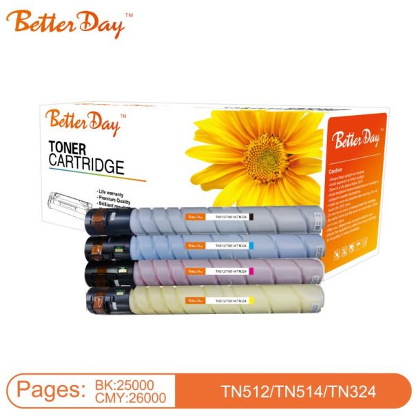 Toner BetterDay * TN512, TN514, TN324 M MPS zam. kaseta za Konica Magenta 26k - EP3243246