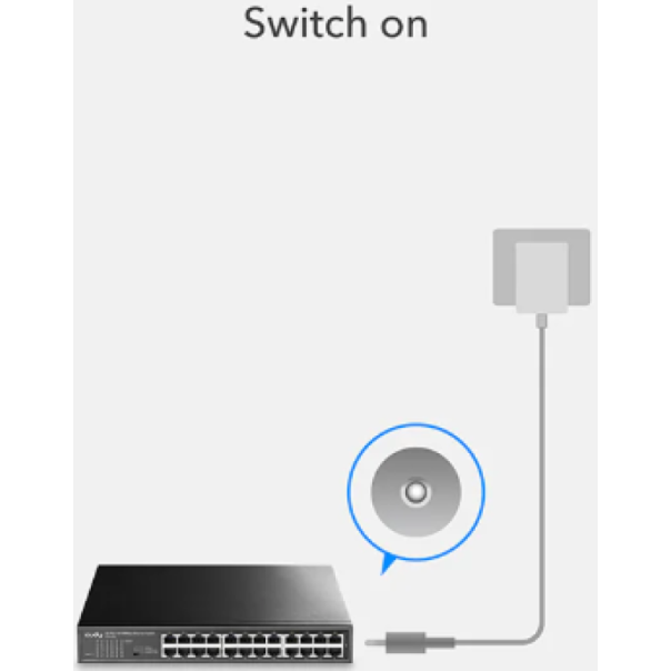 Cudy FS1024 24-Port 10/100 Mbps Ethernet Switch - EP3269349