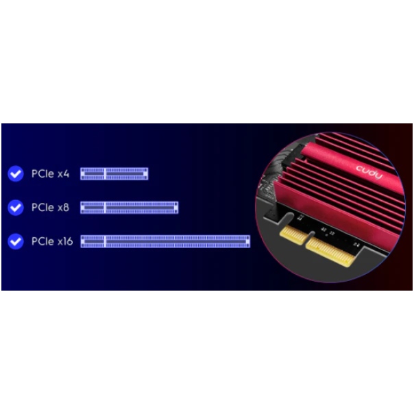 Cudy PE10G 10 Gbps PCI-E Ethernet Adapter - EP3227947