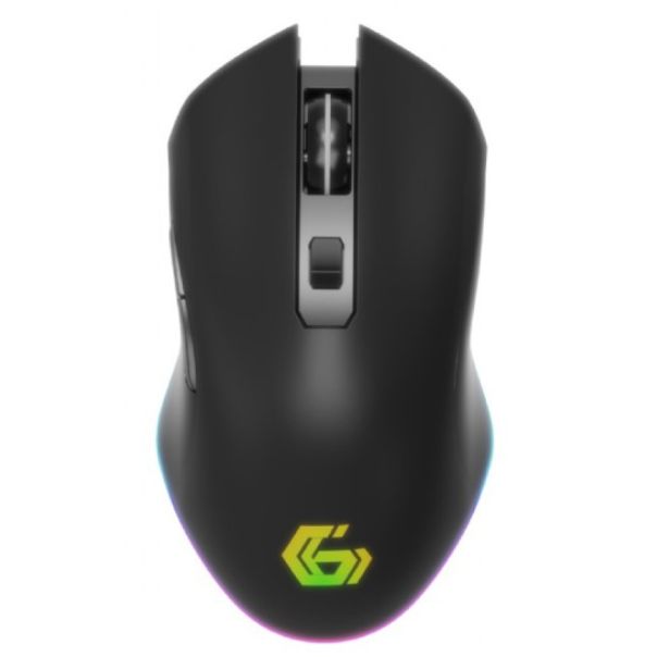 MUSGW-6BL-02 Gembird Punjivi bežièni RGB gaming miš sa 6 tastera Firebolt, 129mm, crni - EP3273974