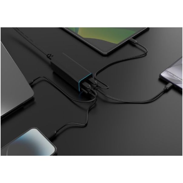 TA-UC-2A2C-PD100-01-BK Gembird 4-port 100W GaN USB PowerDelivery brzi punjacr, black - EP3228362