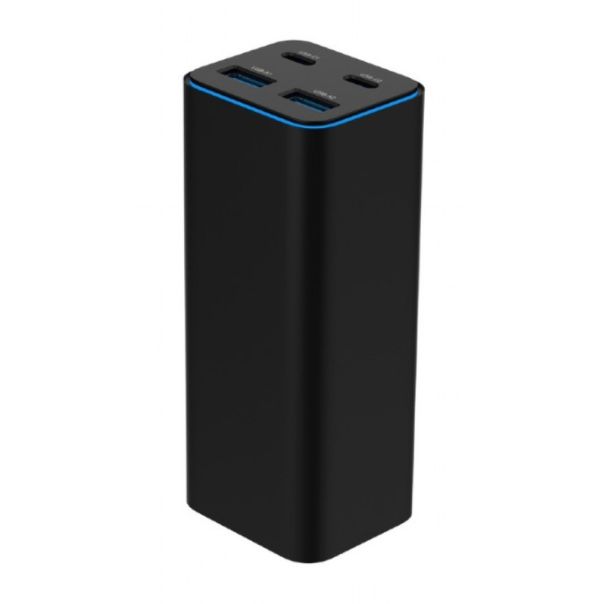 TA-UC-2A2C-PD100-01-BK Gembird 4-port 100W GaN USB PowerDelivery brzi punjacr, black - EP3228362