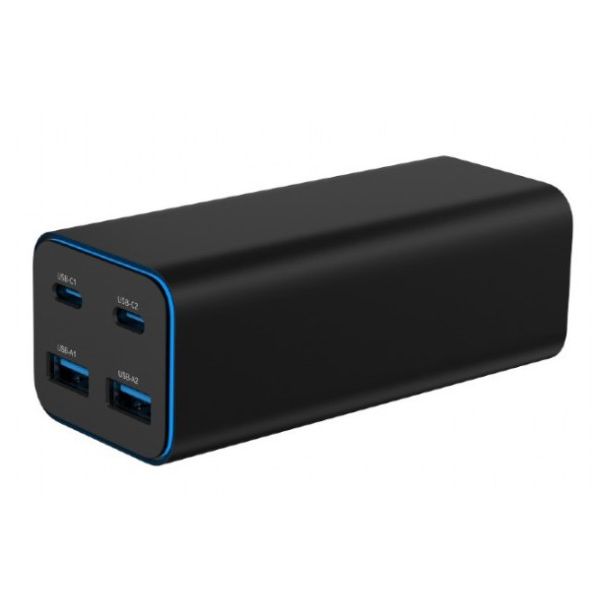 TA-UC-2A2C-PD100-01-BK Gembird 4-port 100W GaN USB PowerDelivery brzi punjacr, black - EP3228362
