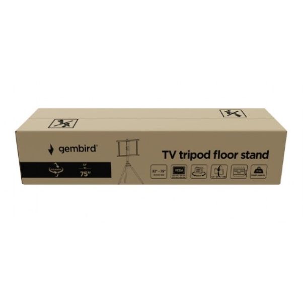 TVS-75ST-01 Gembird Podno postolje za TV stativ (okretno/nagibno), 32-75inc - EP3228037