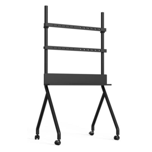 TVS-86F-02 Gembird Podni stalak za TV, 55-86inc, crni - EP3228130