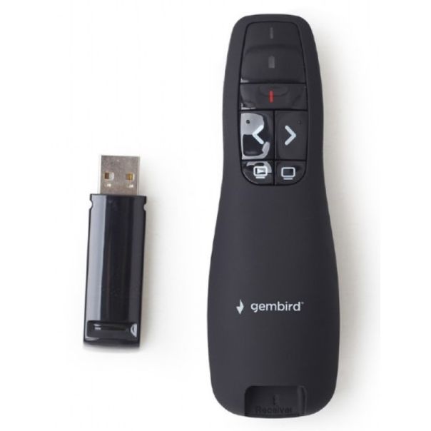 WP-L-12 Gembird Wireless prezenter, laser pointer - EP3228542