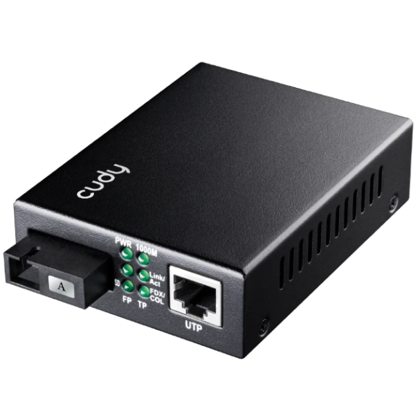 Cudy MC100GSB-20A 10/100/1000 Gigabit Ethernet Media Converter WDM BiDi, TX1310nm RX1550nm - EP3228551