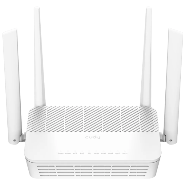 Cudy WR3000P AX3000 2.5G Mesh Wi-Fi 6 PoE Router, 1.3 GHz Dual-Core CPU, 4-Stream Dual-Band Wi-Fi 6 - EP3228575