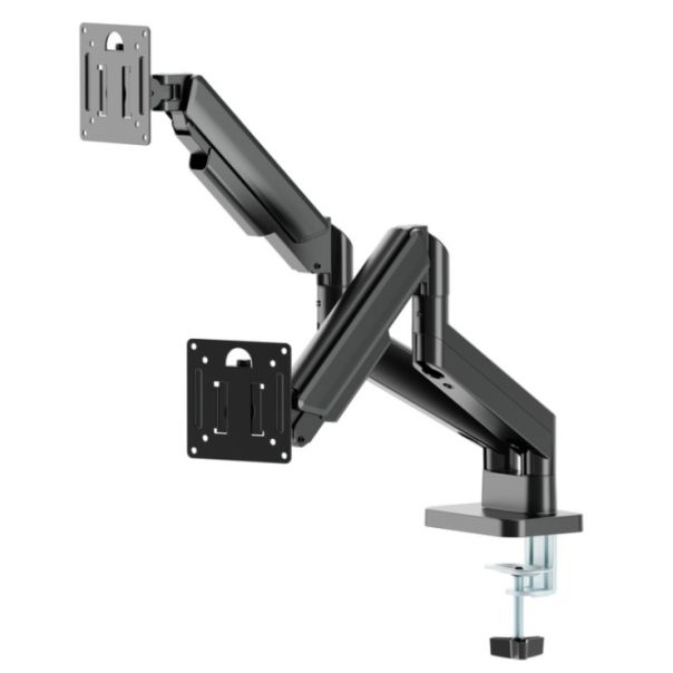 MA-DA2-06 Gembird Podesivi dupli stoni drzac za monitor, tilt, 17-32 max.10kg Black - EP3273986