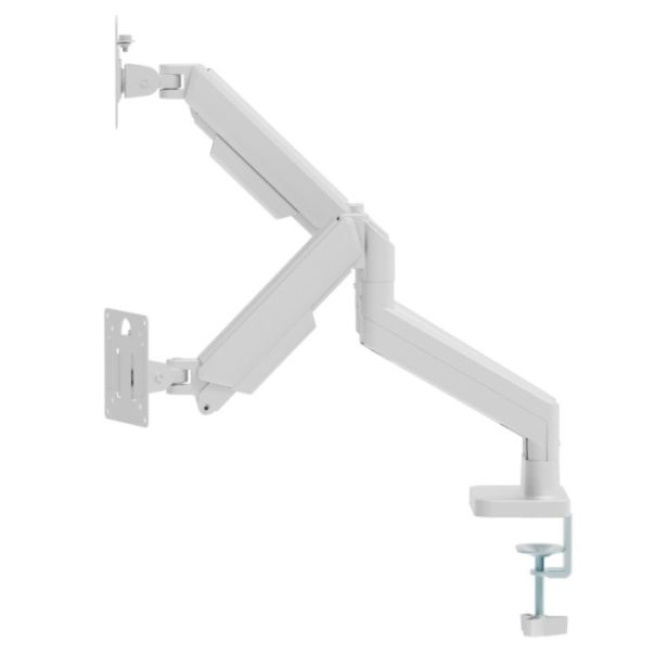 MA-DA2-06-W Gembird Podesivi dupli stoni drzac za monitor, tilt, 17-32 max.10kg White - EP3273995