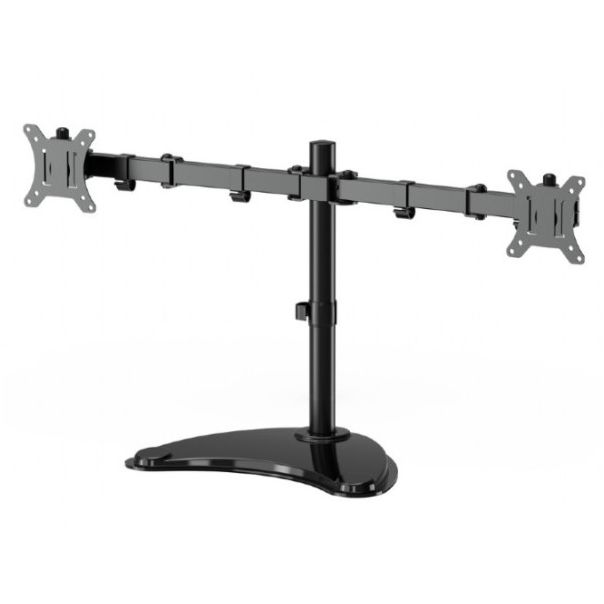 MS-D2ST-02 Gembird Duplo Stono postolje za monitor (rotiranje, naginjanje, okretanje), 13-32 max.8KG - EP3225949