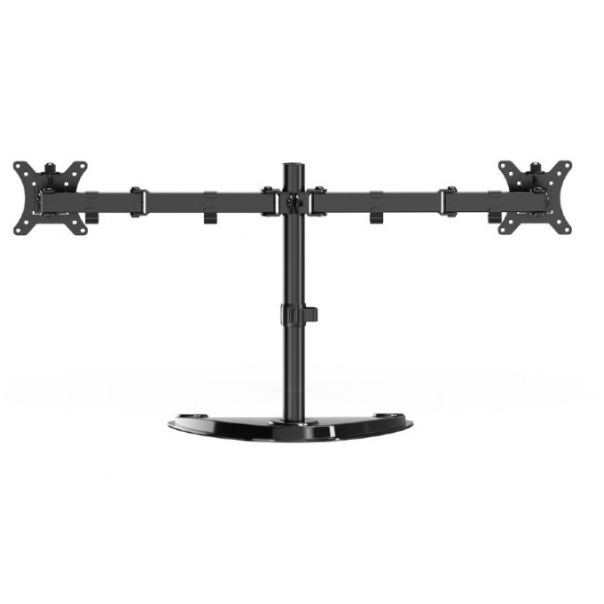 MS-D2ST-02 Gembird Duplo Stono postolje za monitor (rotiranje, naginjanje, okretanje), 13-32 max.8KG - EP3225949