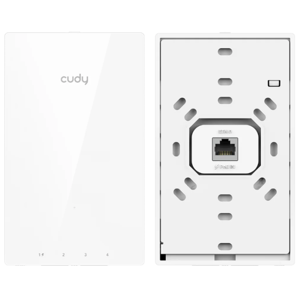 Cudy AP1300 Wall, AC1200 Zidna pristupna tacka,4-Stream Dual-Band Wi-Fi 5,867 Mbps + 300 Mbps - EP3226912