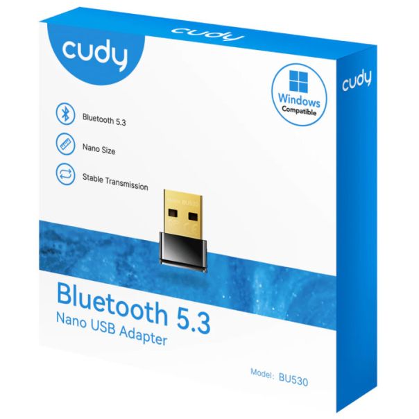 Cudy BU530 Bluetooth 5.3 Nano USB Adapter Win 7/8/8.1/10/11 - EP3269355
