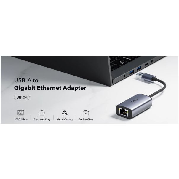 Cudy UE10A USB 3.0 to Fast Ethernet LAN adapter 10/100/1000 ( mrezna kartica) - EP3224353