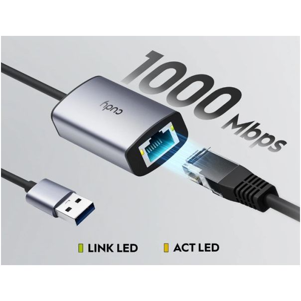 Cudy UE10A USB 3.0 to Fast Ethernet LAN adapter 10/100/1000 ( mrezna kartica) - EP3224353