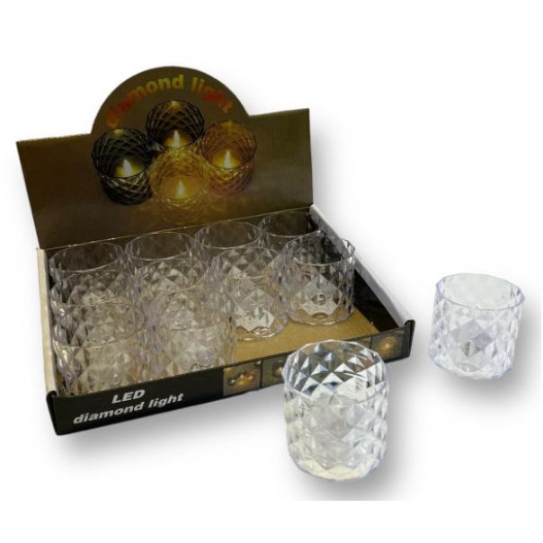 Mini LED svecnjak Providni 60x70mm (cena je za 1kom) - EP3224377